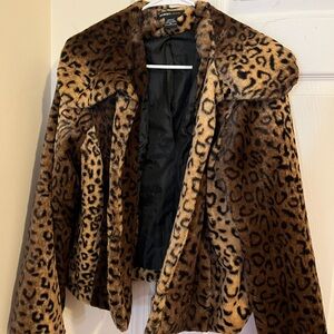 Robert Louise cheetah print coat/jacket